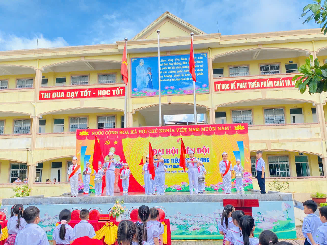 LIÊN ĐỘI TRƯỜNG TIỂU HỌC KỲ LONG TỔ CHỨC THÀNH CÔNG ĐẠI HỘI LIÊN ĐỘI NHIỆM KỲ NĂM HỌC 2025-2026